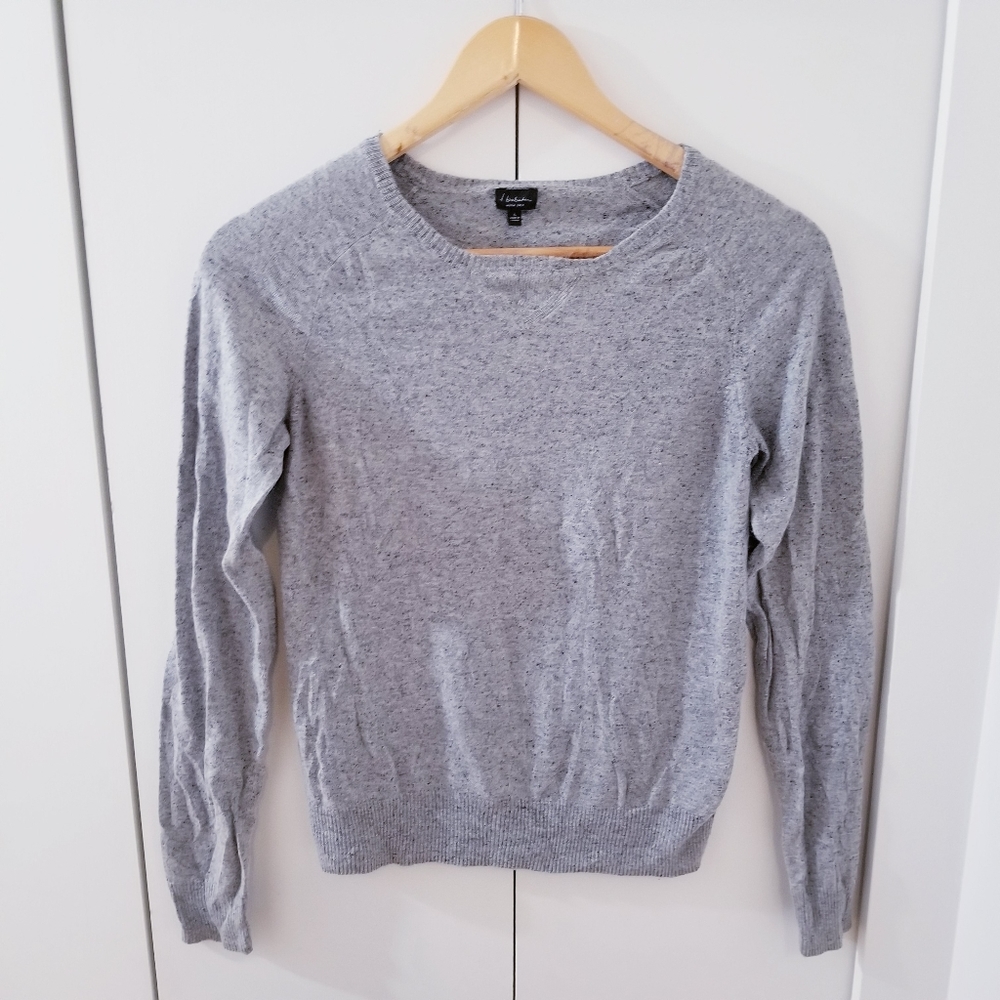 Babaton | Grey Crew Sweater Silk Wool